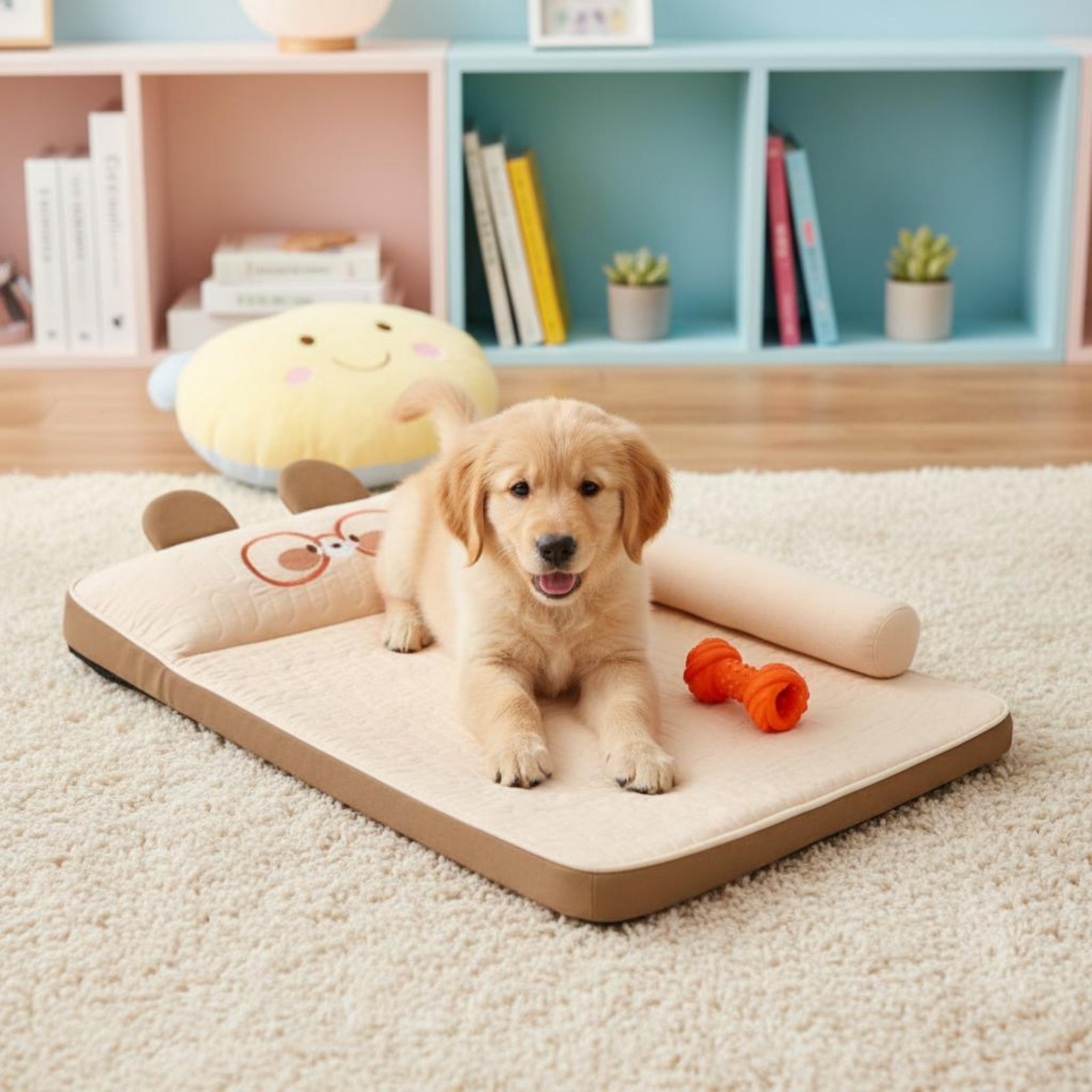 Dog Cooling Mat - アイスシルクペットマット 簡単お手入れ 通気性抜群 猫用マット 自己冷却パッド 安全素材