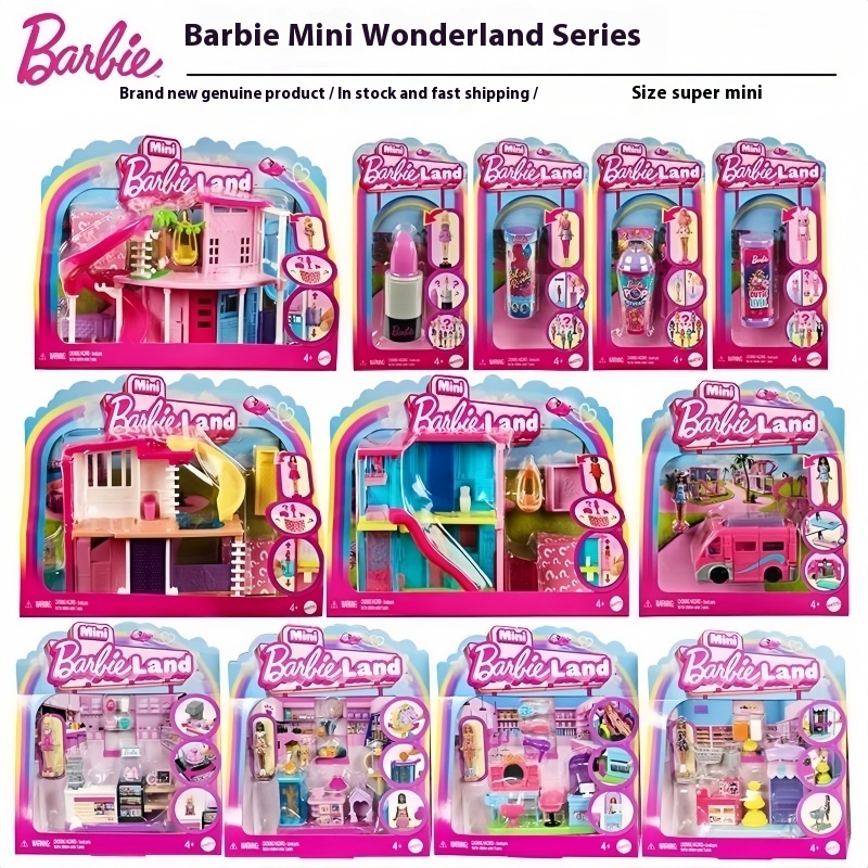 Pet Supplies In - オリジナルミニバービーランドドールハウスヘアサロンペットブティックスーパーマーケットベーカリー映画館おもちゃ女の子誕生日プレゼント在庫あり