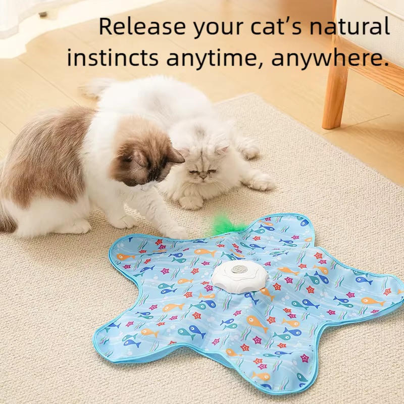 モーション起動式インタラクティブ猫用おもちゃ 隠れんぼ鳴き笛 - Cat Tunnel Toy のレビューと価格