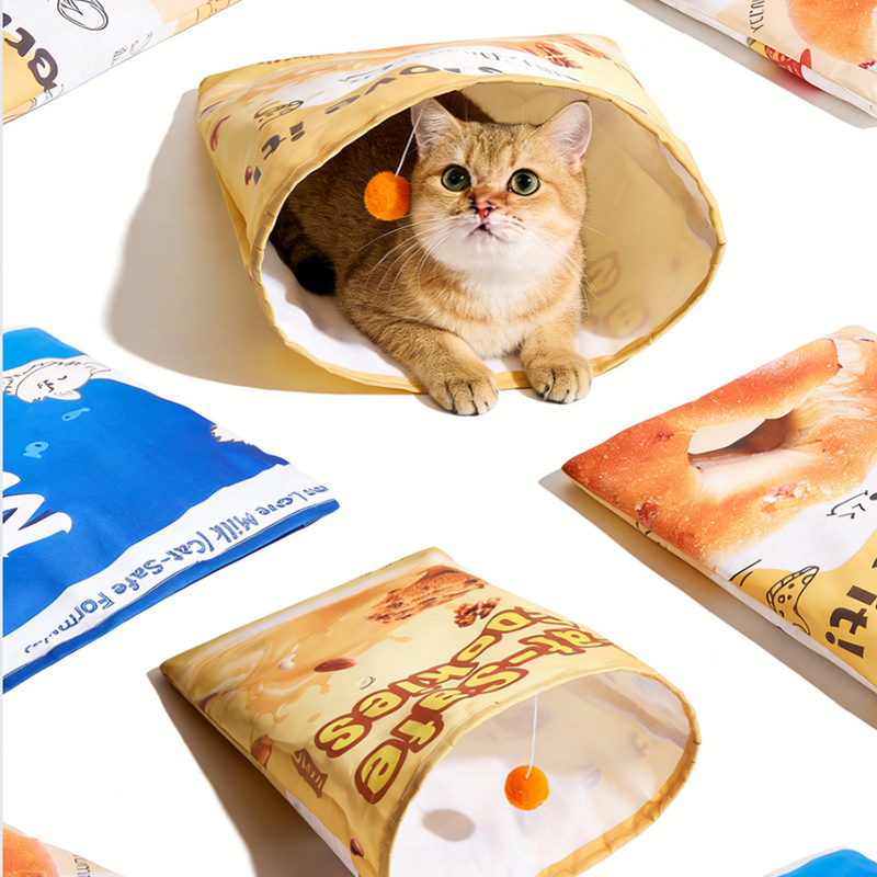 ホットセール 紙製猫トンネル 猫用掘り遊びグッズ インタラク - Cat Tunnel Toy のレビューと価格