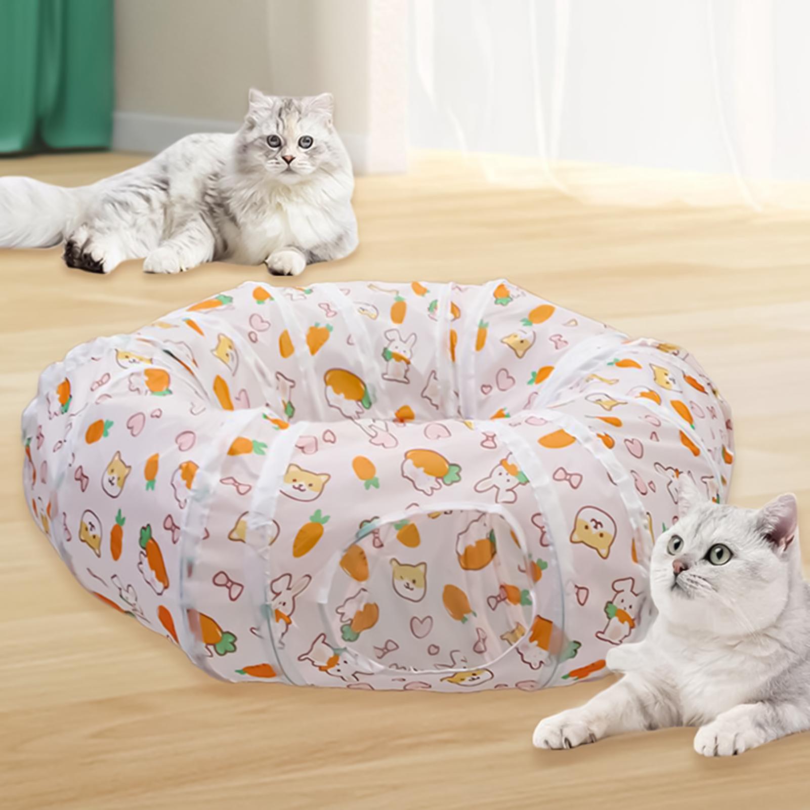 猫用トンネル　インタラクティブ折りたたみ式迷路おもちゃ　柔軟 - Cat Tunnel Toy のレビューと価格