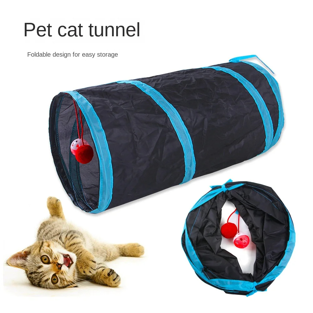 折りたたみ式ペット用品 猫用トンネル S T Y型 プレイト - Cat Tunnel Toy のレビューと価格