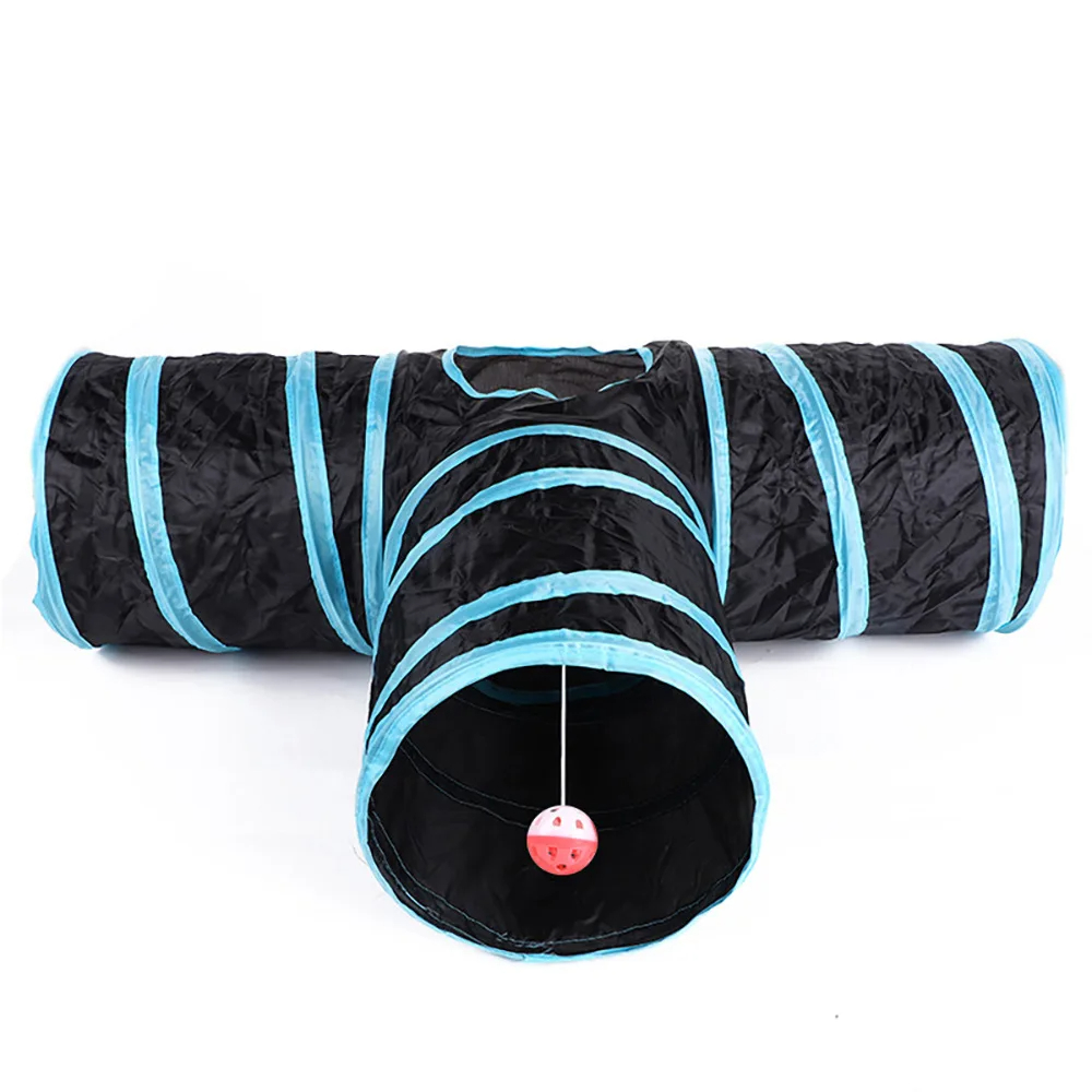 折りたたみ式ペット用品 猫用トンネル S T Y型 プレイト - Cat Tunnel Toy のレビューと価格