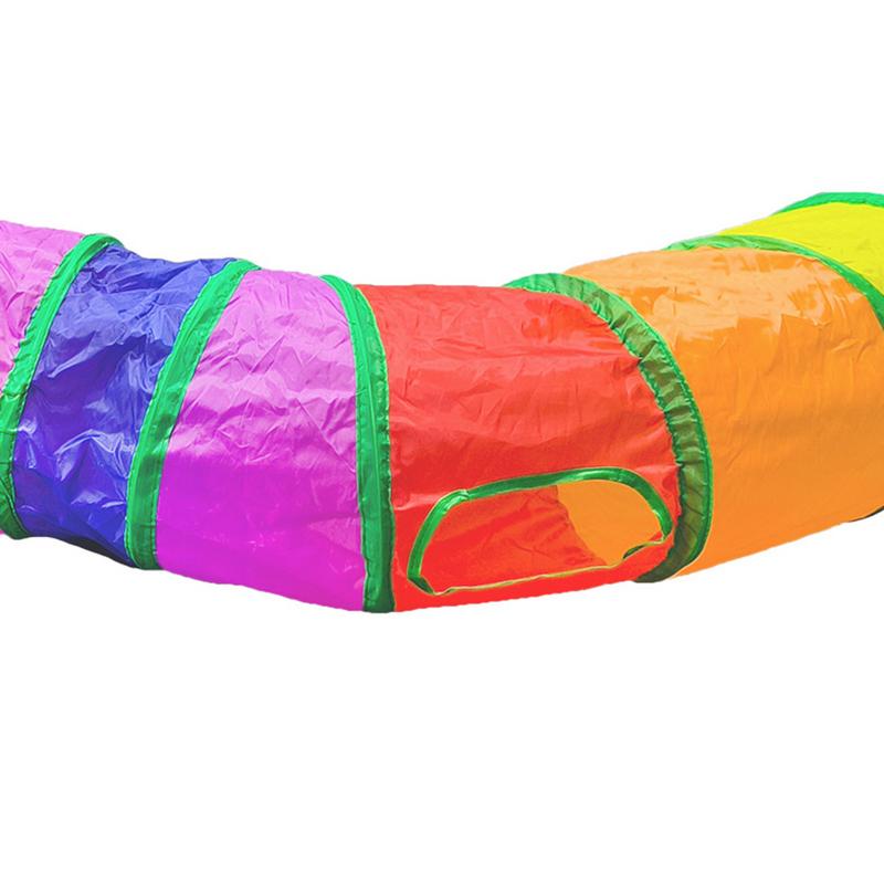 猫用のポータブルT字型チューブとトンネル,インタラクティブな - Cat Tunnel Toy のレビューと価格