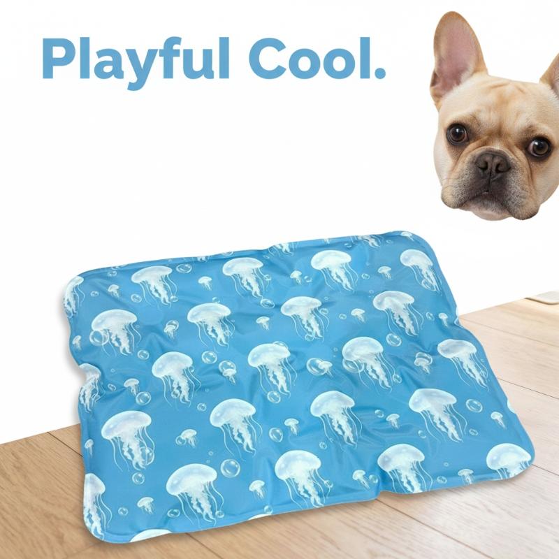 自己冷却ジェル犬猫用アイスパッド、無毒ペット冷却マット、夏用 - Dog Cooling Mat のレビューと価格