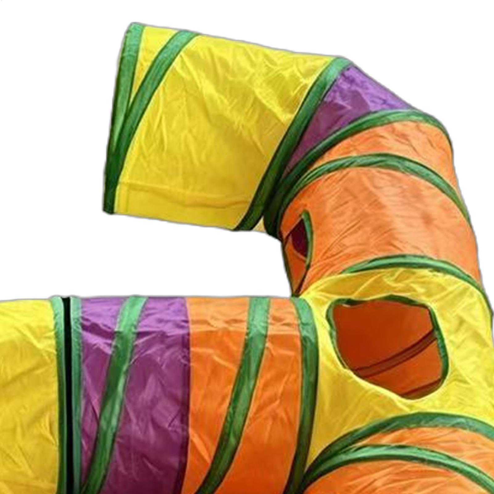 猫用トンネル レインボー インタラクティブ エンターテイメン - Cat Tunnel Toy のレビューと価格