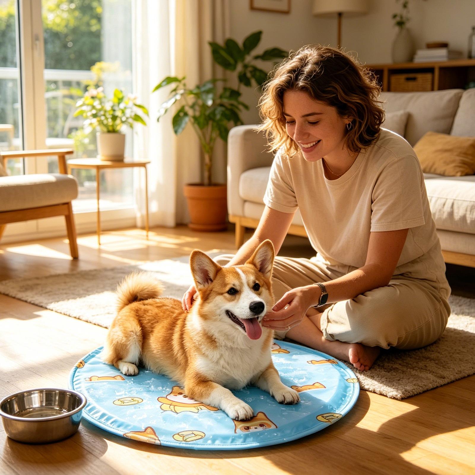 犬用冷却ジェルマット 快適で柔らかい滑り止めジェル冷却ドッグ - Dog Cooling Mat のレビューと価格
