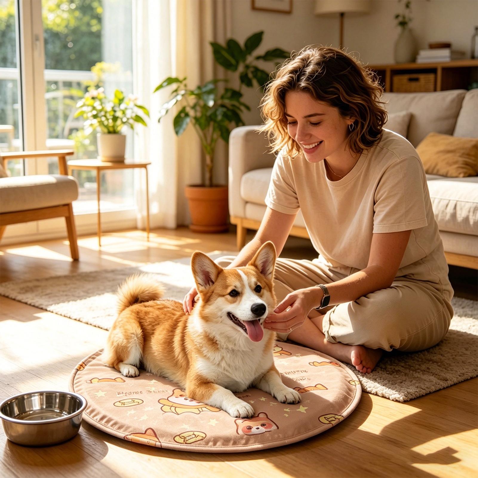 犬用冷却ジェルマット 快適で柔らかい滑り止めジェル冷却ドッグ - Dog Cooling Mat のレビューと価格