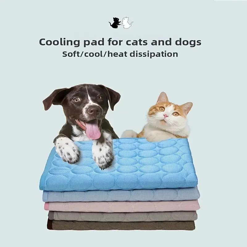 ペット用夏用アイスシルク冷却パッド、大型犬・中型犬・小型犬・ - Dog Cooling Mat のレビューと価格