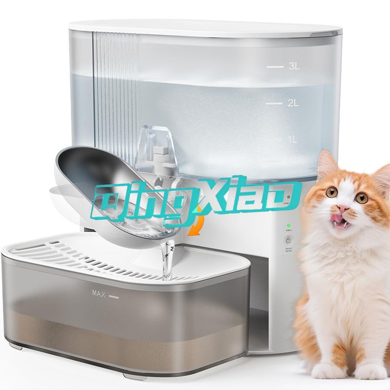 超静音自動循環ペットウォーターディスペンサー 長時間バッテリ - Pet Supplies In のレビューと価格