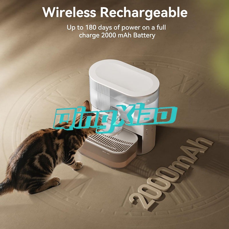 超静音自動循環ペットウォーターディスペンサー 長時間バッテリ - Pet Supplies In のレビューと価格