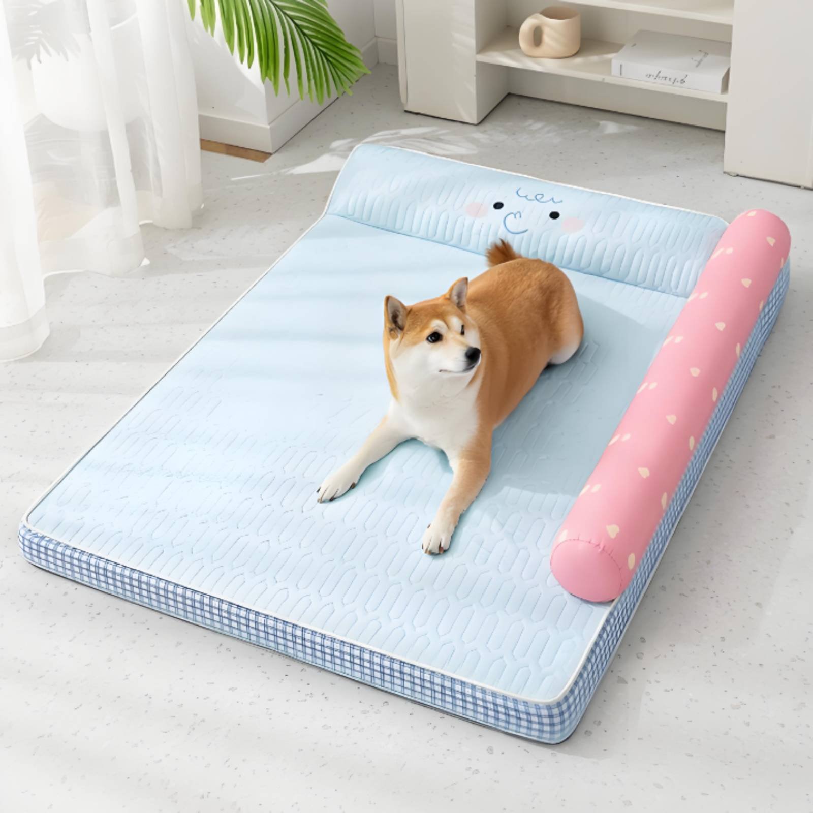 アイスシルクペットマット 簡単お手入れ 通気性抜群 猫用マッ - Dog Cooling Mat のレビューと価格