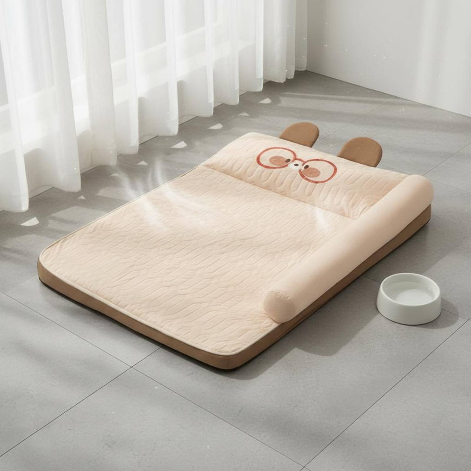 アイスシルクペットマット 簡単お手入れ 通気性抜群 猫用マッ - Dog Cooling Mat のレビューと価格