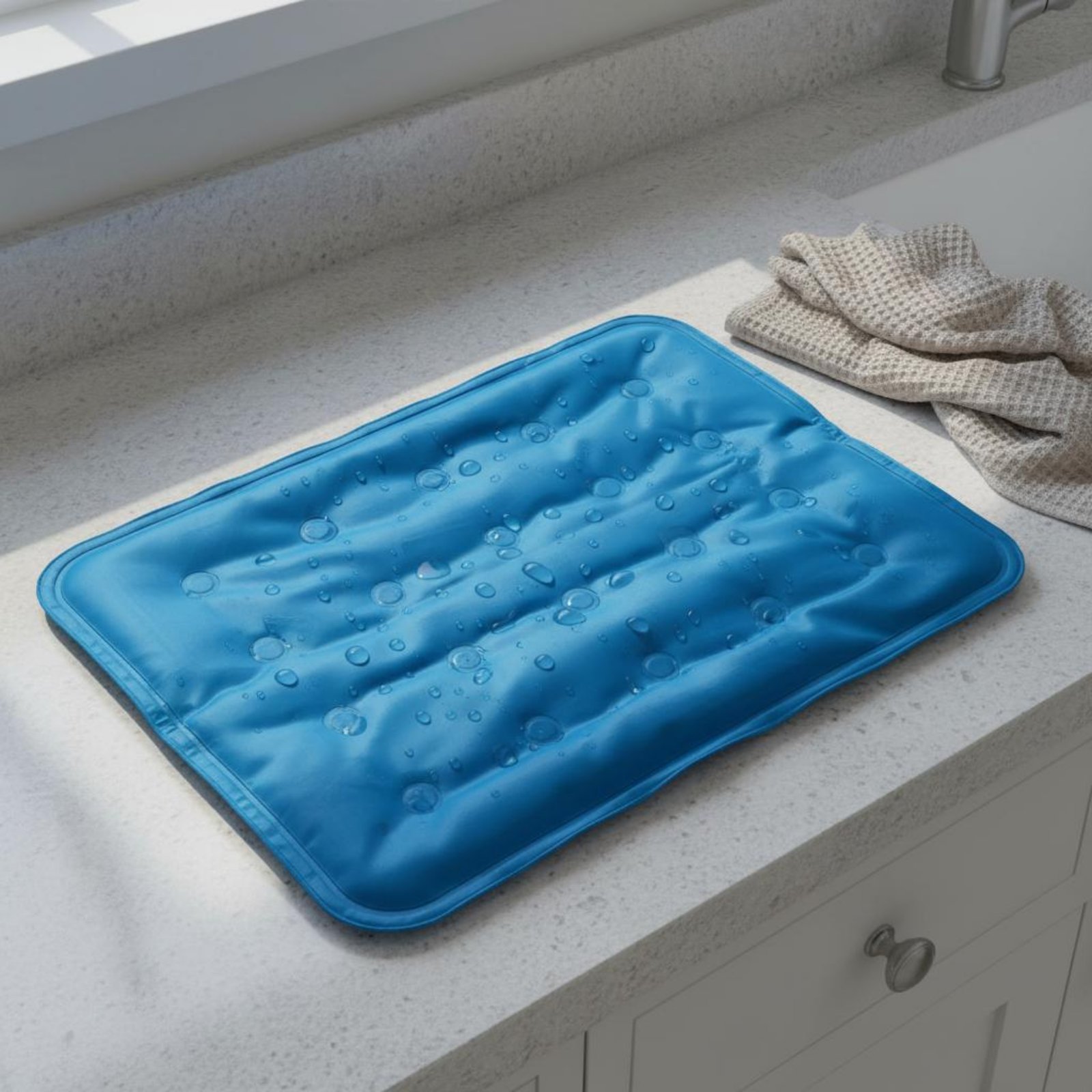 ペット用冷却マット ジェル冷却パッド 長時間持続する圧力作動 - Dog Cooling Mat のレビューと価格
