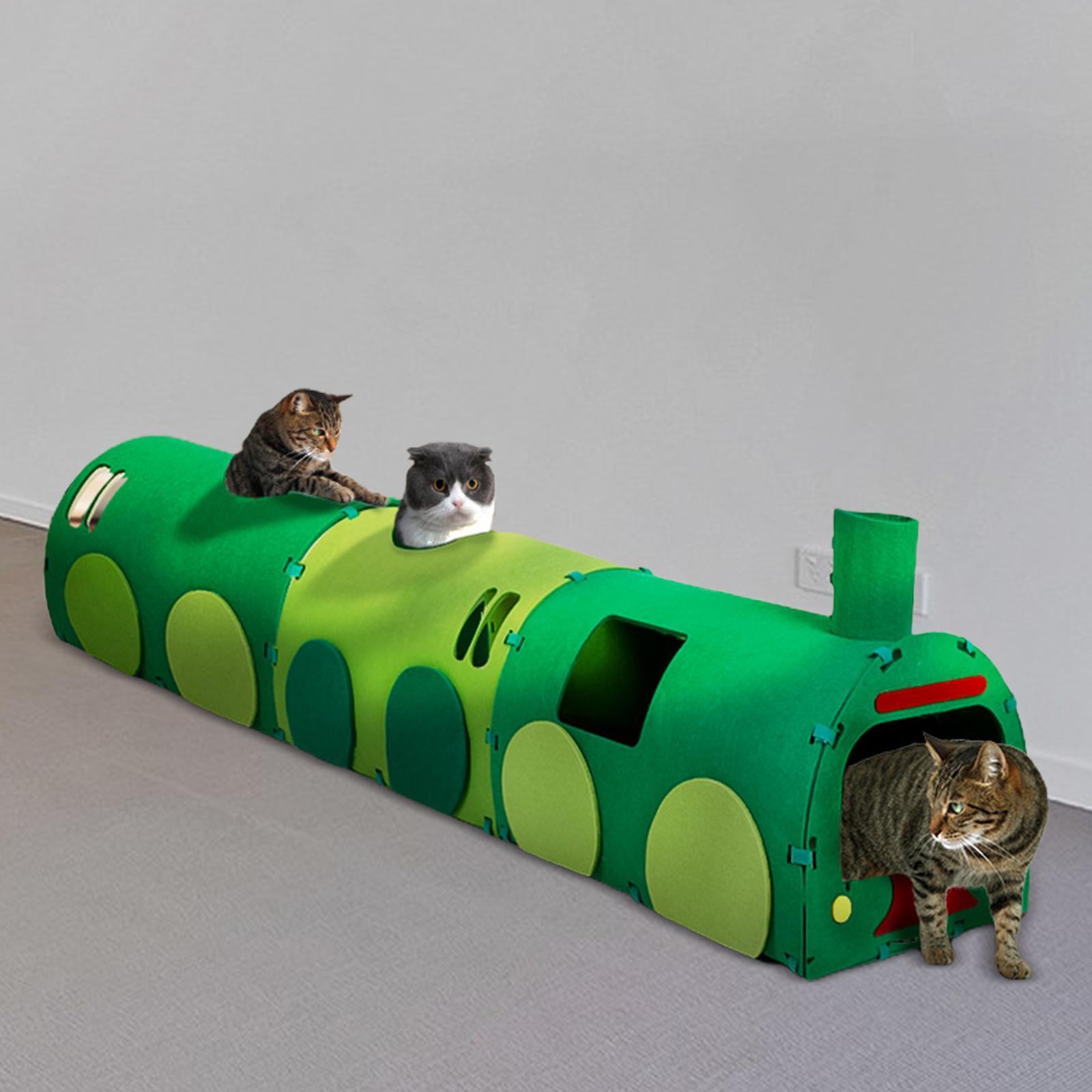 猫用トンネルベッド 猫用ベッド キャットベッド 耐傷性のある - Cat Tunnel Toy のレビューと価格