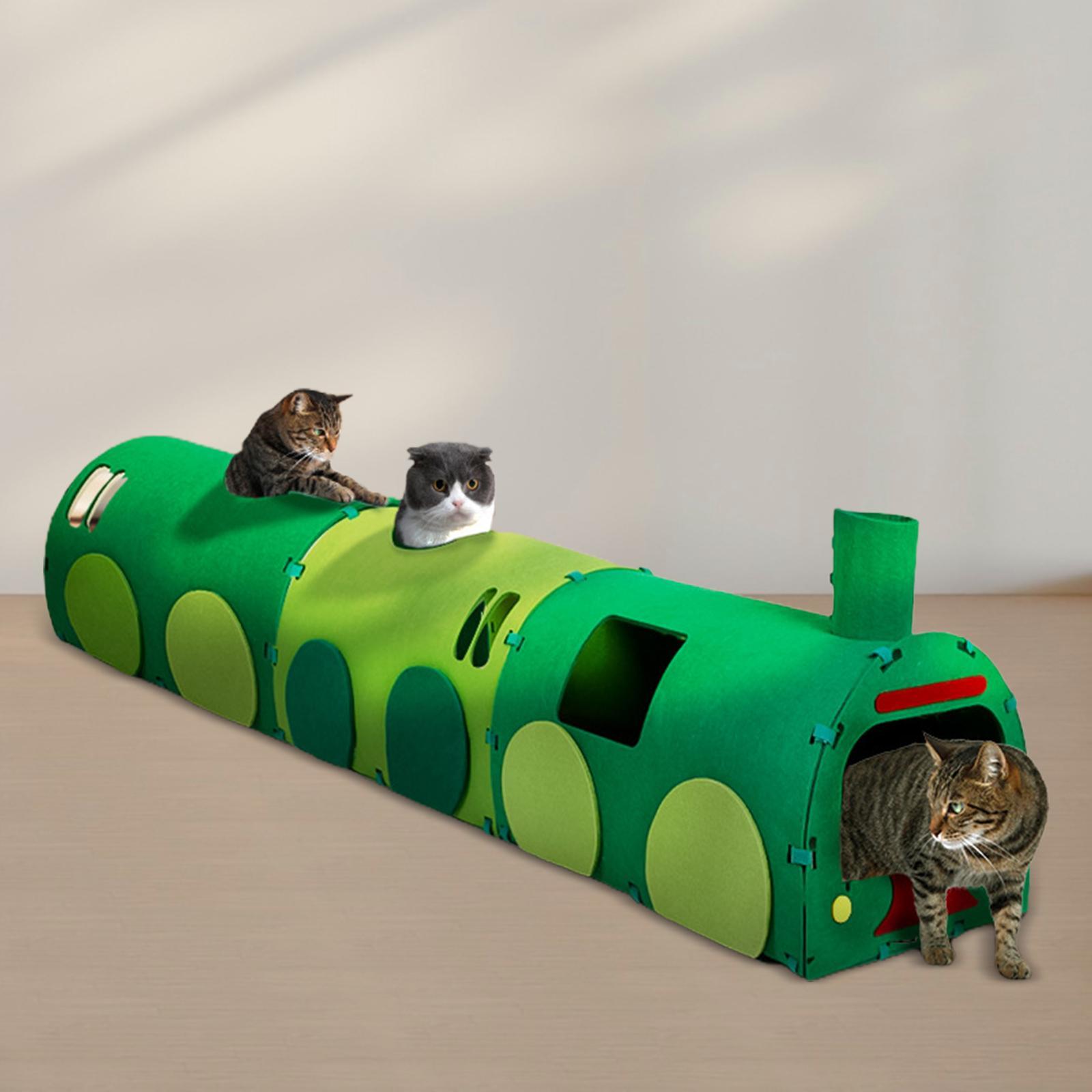 猫用トンネルベッド 猫用ベッド キャットベッド 耐傷性のある - Cat Tunnel Toy のレビューと価格