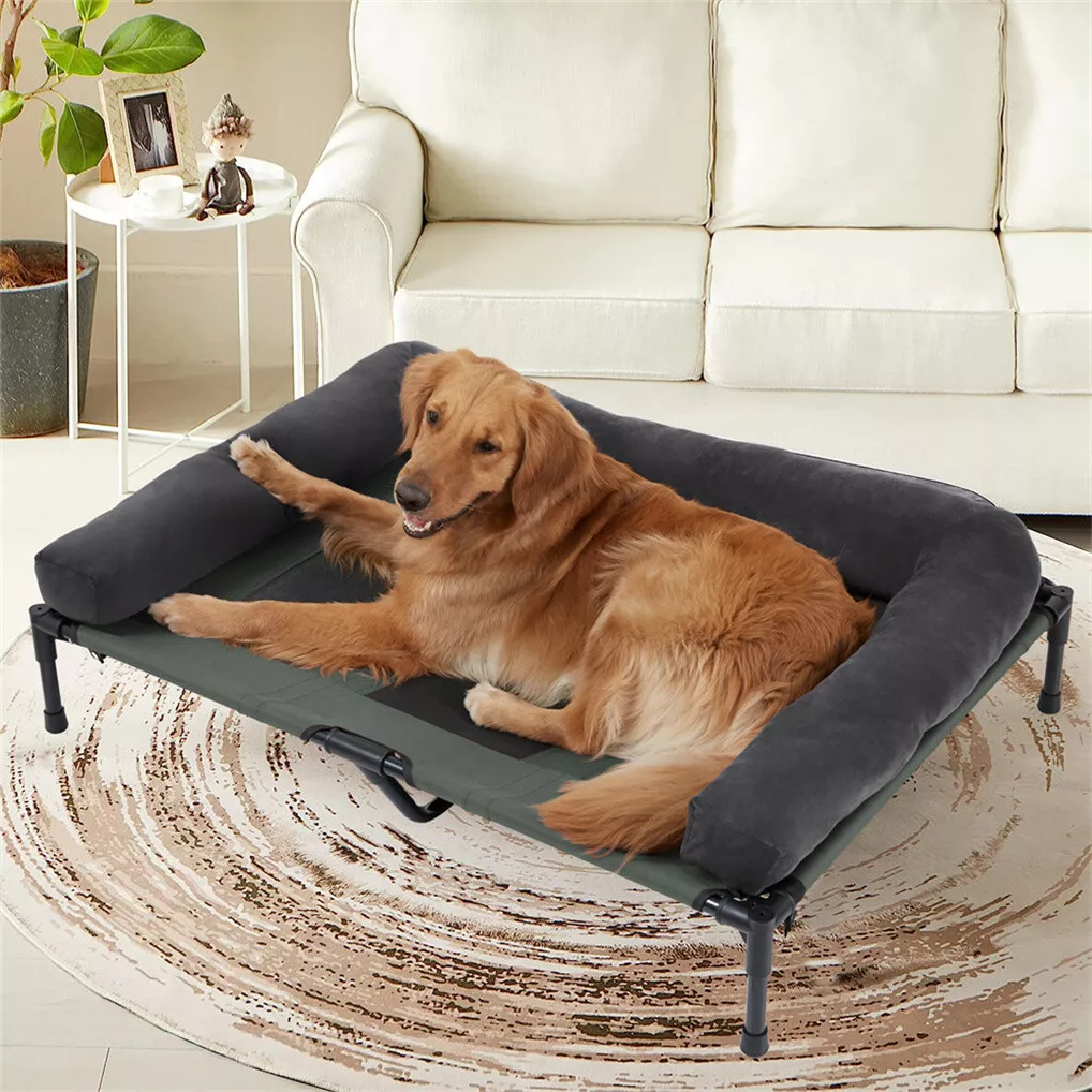 BINGOPAW屋外用犬用ベッド、高床式冷却ペット用ラウンジ - Dog Cooling Mat のレビューと価格