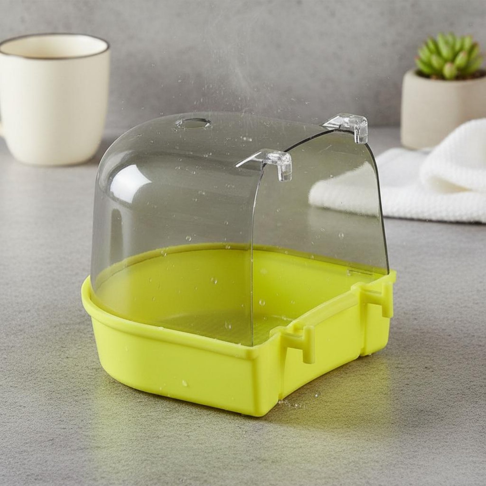 鳥用バスボックス 取り付け簡単 鳥用シャワーボックス エンク - Pet Supplies In のレビューと価格