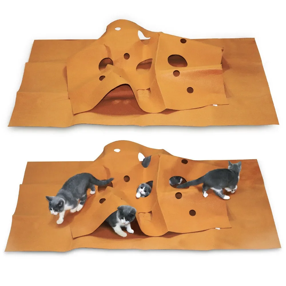 ペット用折りたたみマット,引っかき傷に強い,トレーニングマッ - Cat Tunnel Toy のレビューと価格