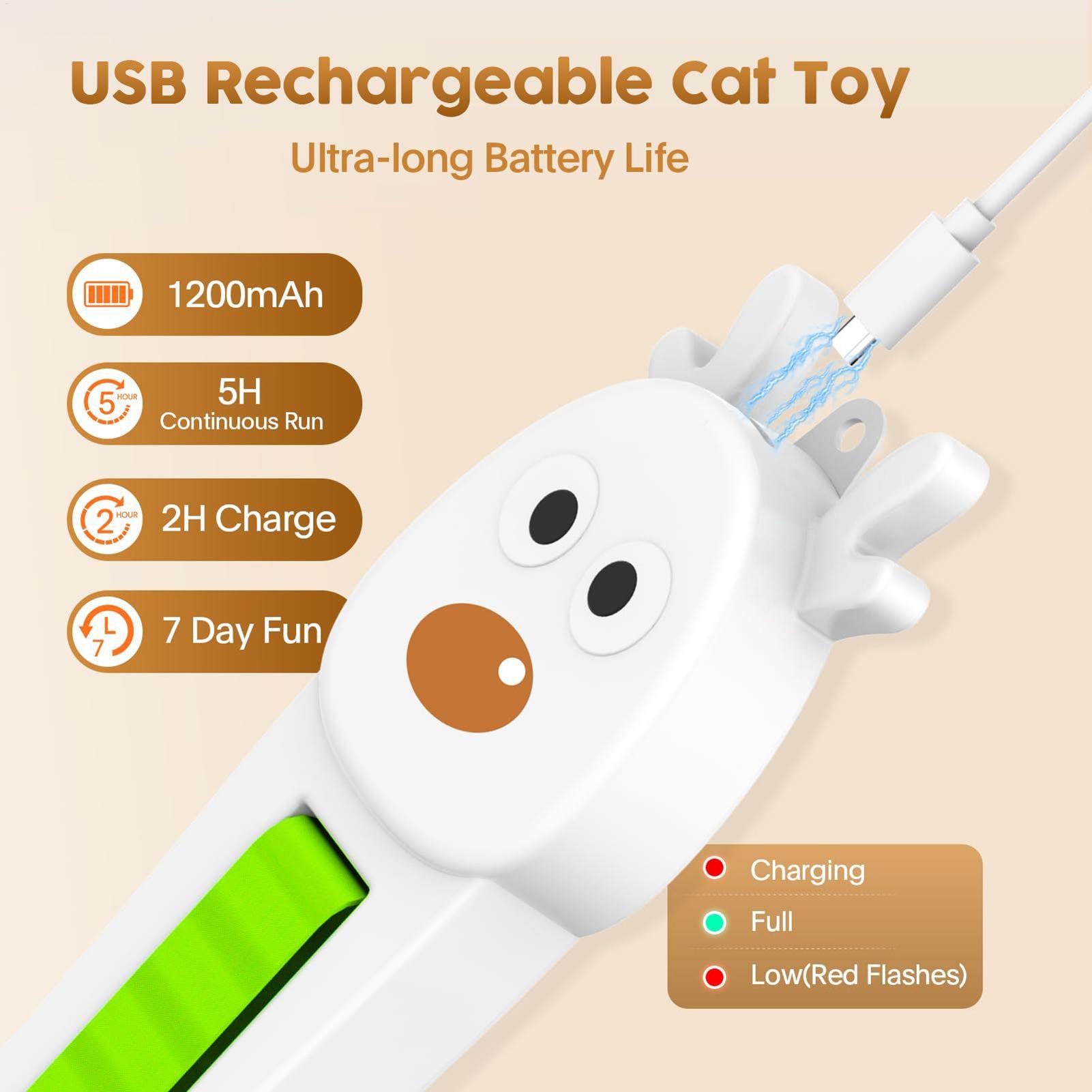 電子猫用おもちゃ 壁掛け式フライングロープ インタラクティブ - Cat Tunnel Toy のレビューと価格
