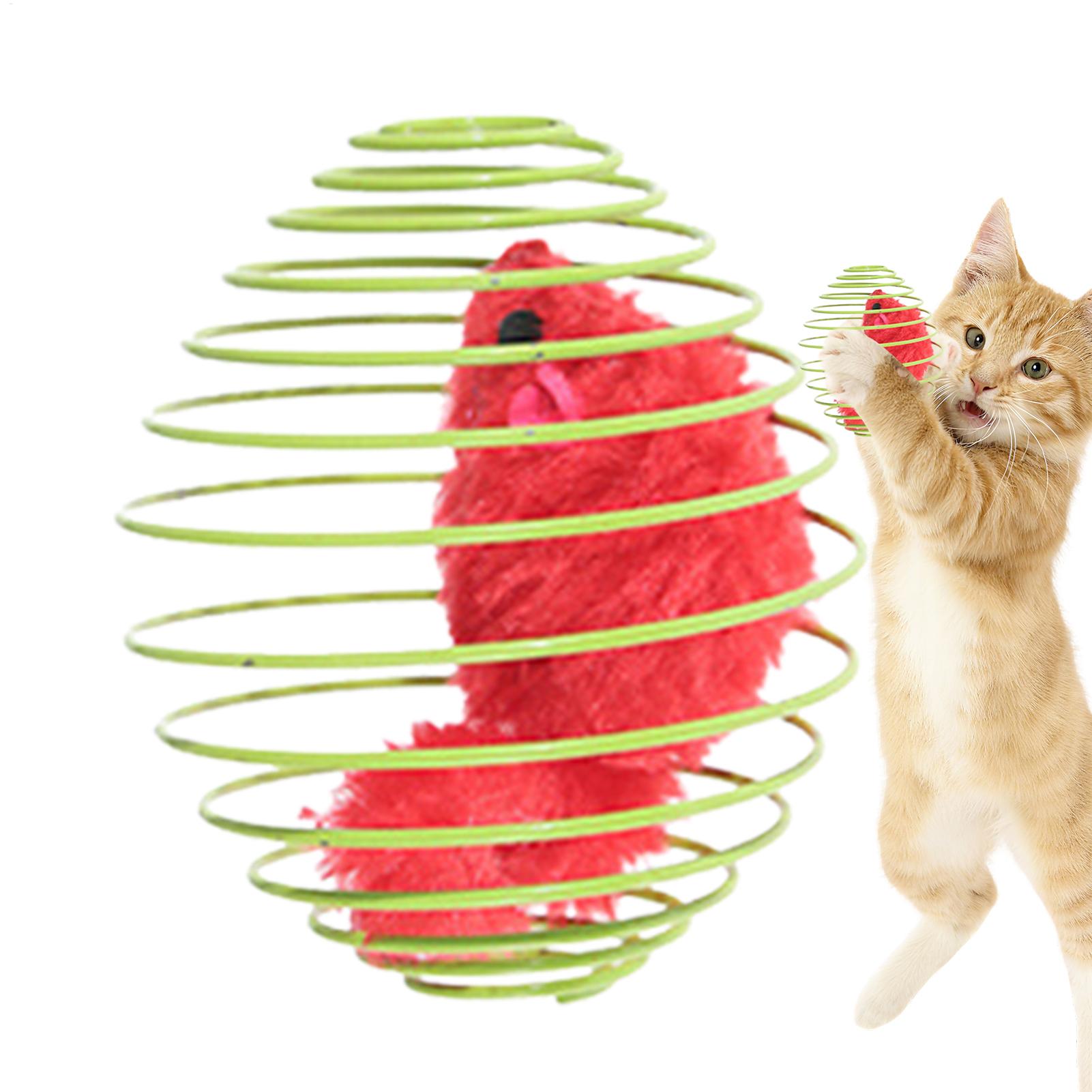 猫用スパイラルおもちゃ、インタラクティブで楽しいカラフルな伸 - Cat Tunnel Toy のレビューと価格